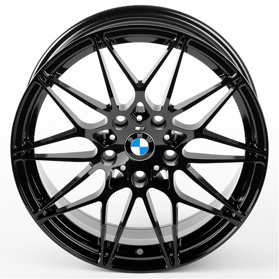 Литые диски 81082 BMW F0231-SB384 17 J7.5 ET30 5x120 72.6 чёрный глянцевый: Фото 3