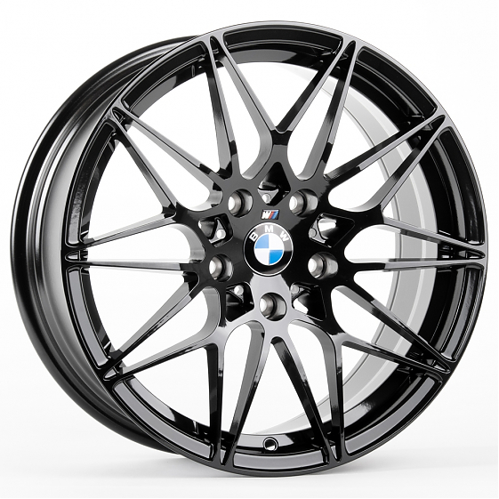 Литые диски 81082 BMW F0231-SB384 17 J7.5 ET30 5x120 72.6 чёрный глянцевый: Фото 4
