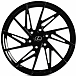 Кованые диски H241002A SKILL SL197-SB447 21 J9.5 ET45 6x139.7 95.1 чёрный глянцевый