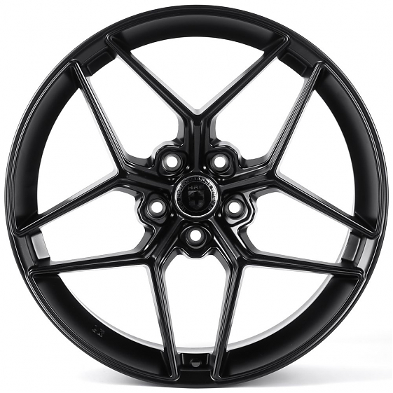 Литые диски 82155 HRE F122-FG597 19 J9.5 ET38 5x114.3 73.1 чёрный матовый: Фото 1