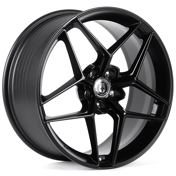 Литые диски 82155 HRE F122-FG597 19 J9.5 ET38 5x114.3 73.1 чёрный матовый: Фото 4