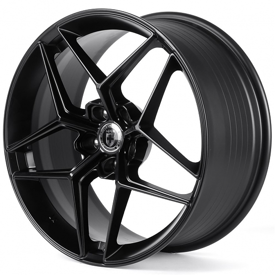 Литые диски 82155 HRE F122-FG597 19 J9.5 ET38 5x114.3 73.1 чёрный матовый: Фото 5