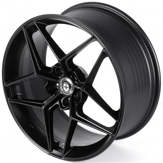 Литые диски 82155 HRE F122-FG597 19 J9.5 ET38 5x114.3 73.1 чёрный матовый: Фото 6