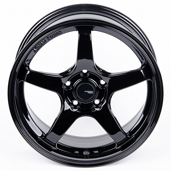 Литые диски 80740 Advan 1783-CS234 17 J8 ET35 5x114.3 73.1 чёрный глянцевый: Фото 3