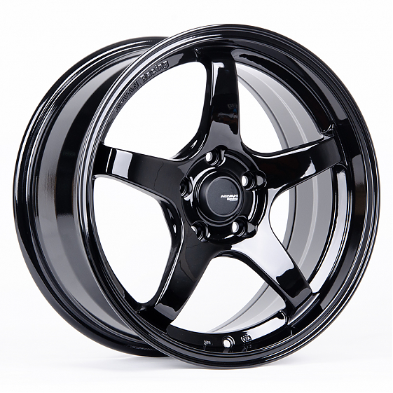 Литые диски 80740 Advan 1783-CS234 17 J8 ET35 5x114.3 73.1 чёрный глянцевый: Фото 4