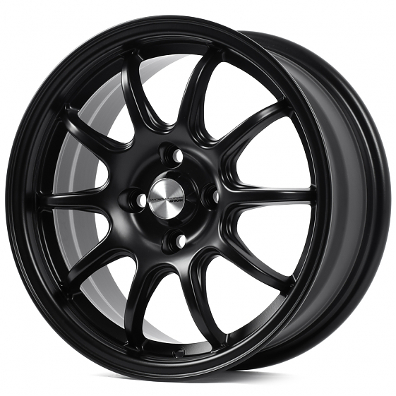 Литые диски 82162 Work 12243-FG412 15 J6.5 ET35 4x100 73.1 чёрный матовый: Фото 4