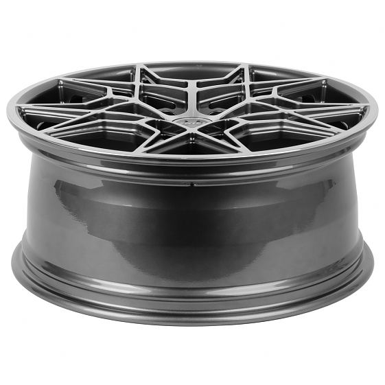Кованые диски 230411E SKILL SL086-SK198 21 J9 ET50 5x127 71.5 графит + полированные спицы: Фото 7