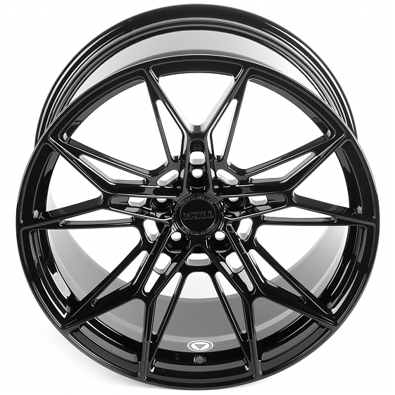 Кованые диски H260710EF SKILL SL317-SK317 19 J8.5 ET28 5x112 66.6 чёрный глянцевый: Фото 3