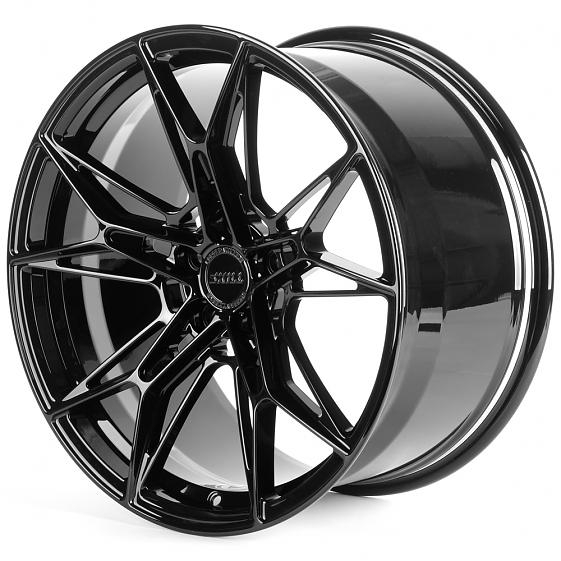 Кованые диски H260710EF SKILL SL317-SK317 19 J8.5 ET28 5x112 66.6 чёрный глянцевый: Фото 5