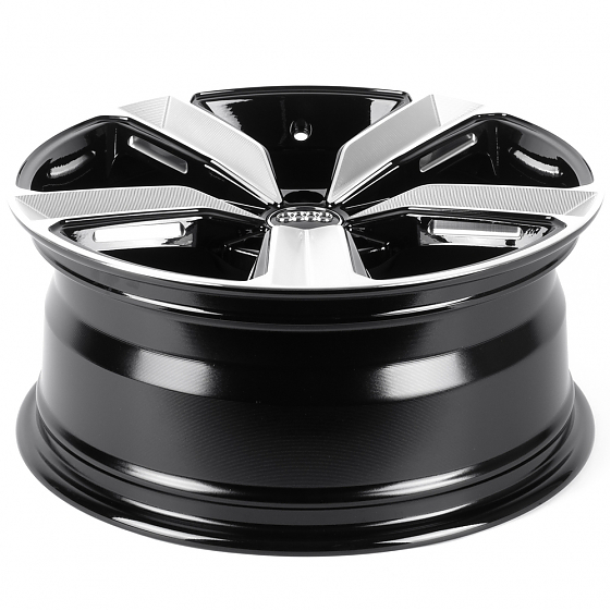 Литые диски 82090 Audi IVF-3056-SF055 17 J7.5 ET35 5x112 66.45 чёрный + полированные спицы: Фото 7