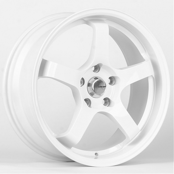 Литые диски 80614 Advan F144-SV272 17 J7.5 ET35 5x100 73.1 белый: Фото 4