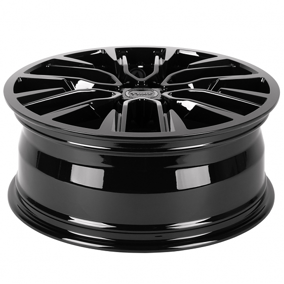 Кованые диски H250522C SKILL SV946-CS410 20 J8 ET46 6x114.3 67.1 чёрный глянцевый + полированные спи: Фото 7