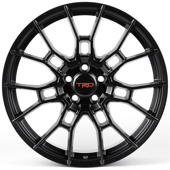 Литые диски 82550 TRD FA786 20 J8.5 ET40 5x114.3 60.1 чёрный матовый: Фото 1