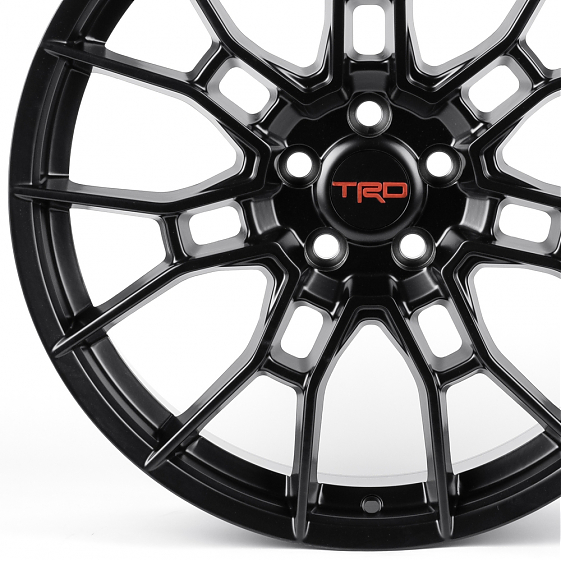 Литые диски 82550 TRD FA786 20 J8.5 ET40 5x114.3 60.1 чёрный матовый: Фото 2