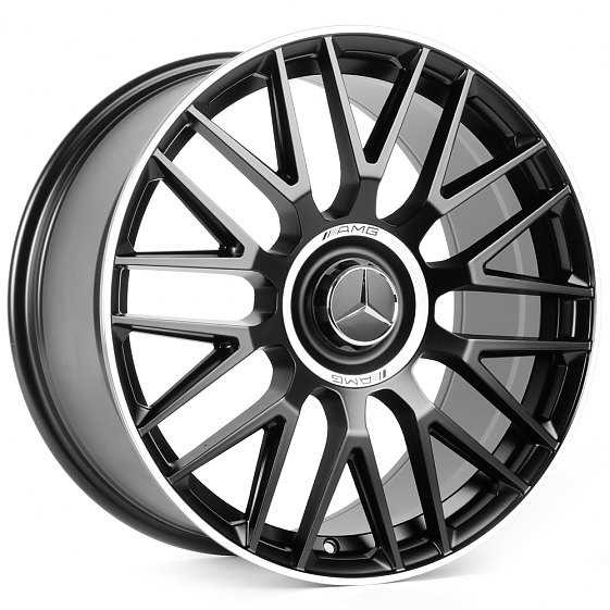 Литые диски 81677 Mercedes-Benz FC932-DS345 19 J8.5 ET38 5x112 66.56 чёрный матовый + полированный о: Фото 4
