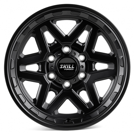 Кованые диски H240604M SKILL SV753-CS368 17 J8.5 ET15 6x135 87.1 чёрный матовый: Фото 1