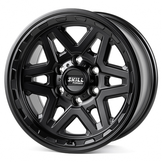 Кованые диски H240604M SKILL SV753-CS368 17 J8.5 ET15 6x135 87.1 чёрный матовый: Фото 5