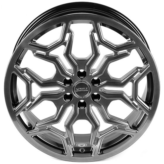 Кованые диски H250522A SKILL SV127-SK331 20 J8 ET46 6x114.3 67.1 серебро тёмное: Фото 3