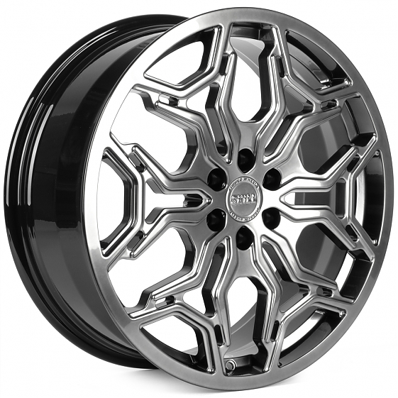 Кованые диски H250522A SKILL SV127-SK331 20 J8 ET46 6x114.3 67.1 серебро тёмное: Фото 4