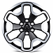 Кованые диски H260721C SKILL SV212-SK333 20 J9 ET19 6x139.7 77.8 чёрный матовый + полированные спицы