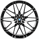 Кованые диски H241226AR SKILL SL818-SB596 22 J10.5 ET43 5x112 66.6 чёрный глянцевый + полированные с