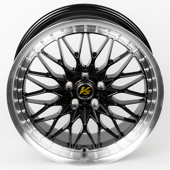 Литые диски 80402 Work ZT912-FG454 19 J8.5 ET35 5x100 73.1 чёрный + полированный обод: Фото 3
