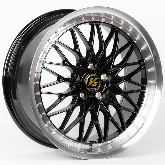 Литые диски 80402 Work ZT912-FG454 19 J8.5 ET35 5x100 73.1 чёрный + полированный обод: Фото 6
