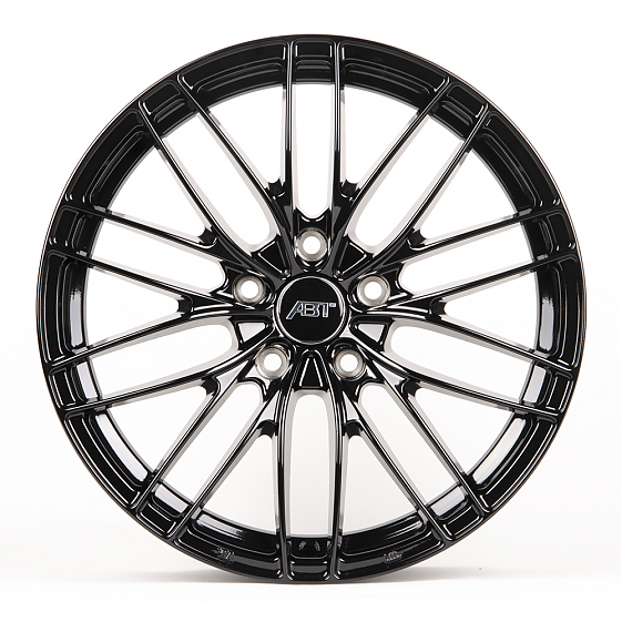 Литые диски 80693 ABT DQ007-SK154 17 J7.5 ET35 5x114.3 73.1 чёрный глянцевый: Фото 1
