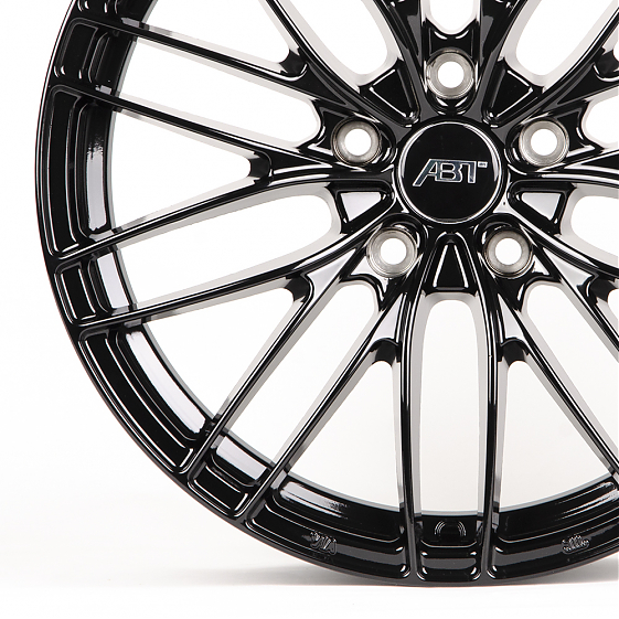 Литые диски 80693 ABT DQ007-SK154 17 J7.5 ET35 5x114.3 73.1 чёрный глянцевый: Фото 2