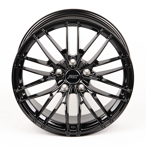 Литые диски 80693 ABT DQ007-SK154 17 J7.5 ET35 5x114.3 73.1 чёрный глянцевый: Фото 3