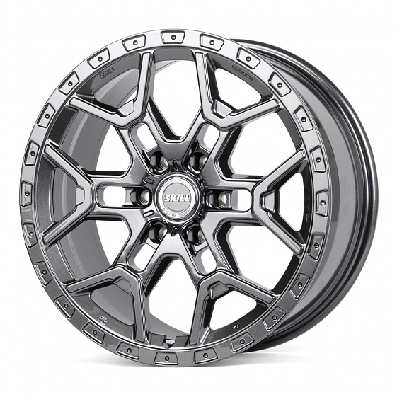 Кованые диски 230620E SKILL SV116-SV306 20 J9 ET45 6x139.7 95.1 графит тёмный глянцевый: Фото 5