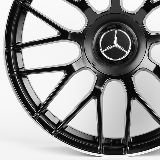Литые диски 81118 Mercedes-Benz F0831-SV294 19 J8.5 ET36 5x112 66.6 чёрный матовый + полированный об: Фото 2