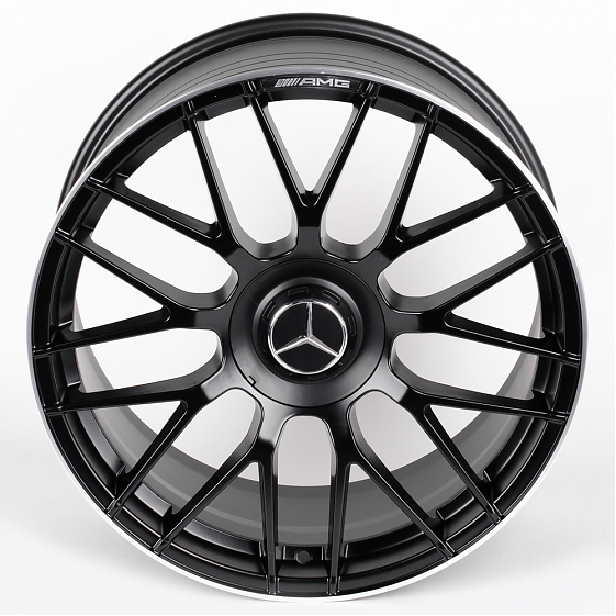 Литые диски 81118 Mercedes-Benz F0831-SV294 19 J8.5 ET36 5x112 66.6 чёрный матовый + полированный об: Фото 3