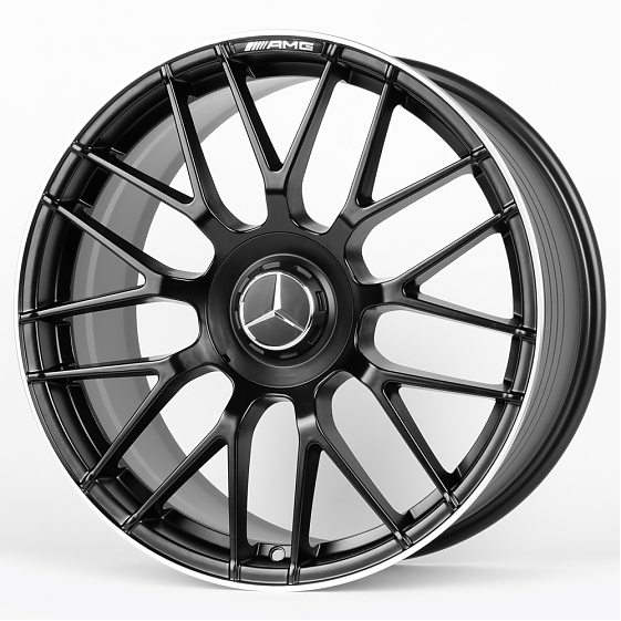 Литые диски 81118 Mercedes-Benz F0831-SV294 19 J8.5 ET36 5x112 66.6 чёрный матовый + полированный об: Фото 5