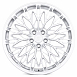 Кованые диски H231103B SKILL SL521-CS256 19 J9 ET40 5x108 63.3 серебро матовое