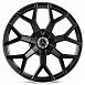 Кованые диски H240605D SKILL SL410-SK333 20 J9 ET20 5x130 84.1 чёрный матовый + полированный обод