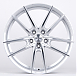 Литые диски 81477 ZERO 2239-FG565 17 J7.5 ET38 5x108 73.1 серебро + полированные спицы