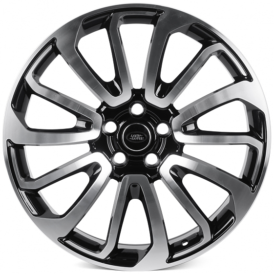 Кованые диски 0923-102 PTRACING FG085X-CS428 21 J9.5 ET48 5x120 72.56 чёрный + полированные спицы: Фото 1