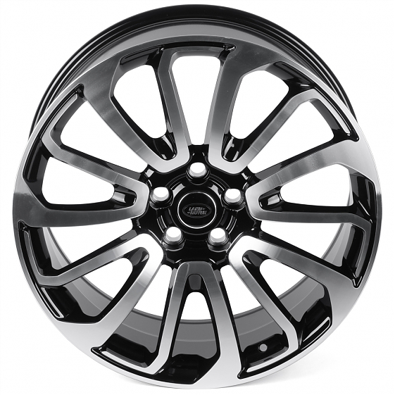 Кованые диски 0923-102 PTRACING FG085X-CS428 21 J9.5 ET48 5x120 72.56 чёрный + полированные спицы: Фото 3