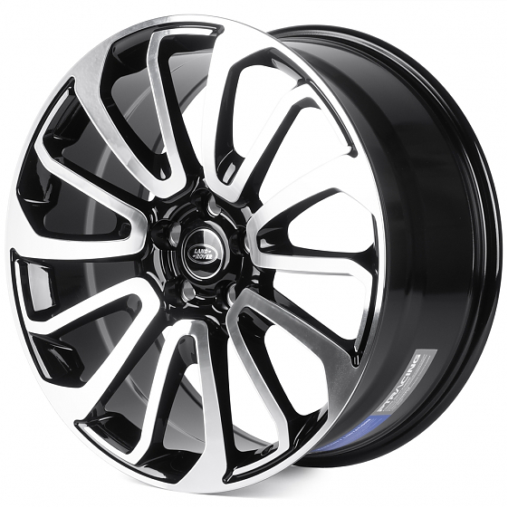 Кованые диски 0923-102 PTRACING FG085X-CS428 21 J9.5 ET48 5x120 72.56 чёрный + полированные спицы: Фото 5