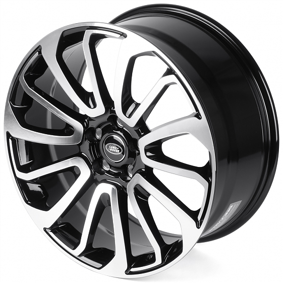 Кованые диски 0923-102 PTRACING FG085X-CS428 21 J9.5 ET48 5x120 72.56 чёрный + полированные спицы: Фото 6