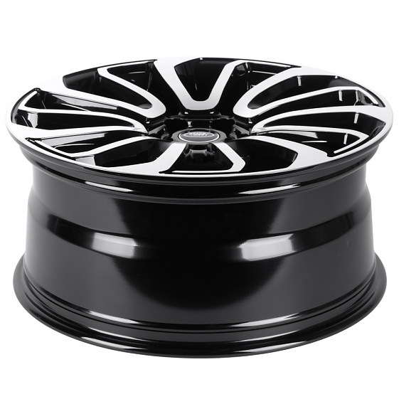 Кованые диски 0923-102 PTRACING FG085X-CS428 21 J9.5 ET48 5x120 72.56 чёрный + полированные спицы: Фото 7
