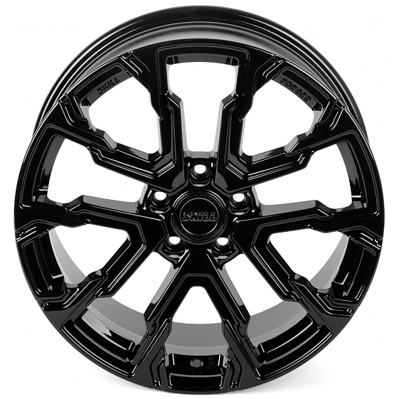 Кованые диски 231027Z SKILL SL379-DS204 19 J8.5 ET48 5x112 66.6 чёрный глянцевый: Фото 3