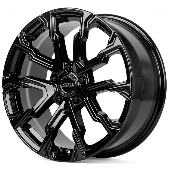 Кованые диски 231027Z SKILL SL379-DS204 19 J8.5 ET48 5x112 66.6 чёрный глянцевый: Фото 5