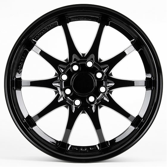 Литые диски 81276 Rays 13453-FG442 16 J7 ET40 4x100/4x114.3 73.1 чёрный: Фото 1