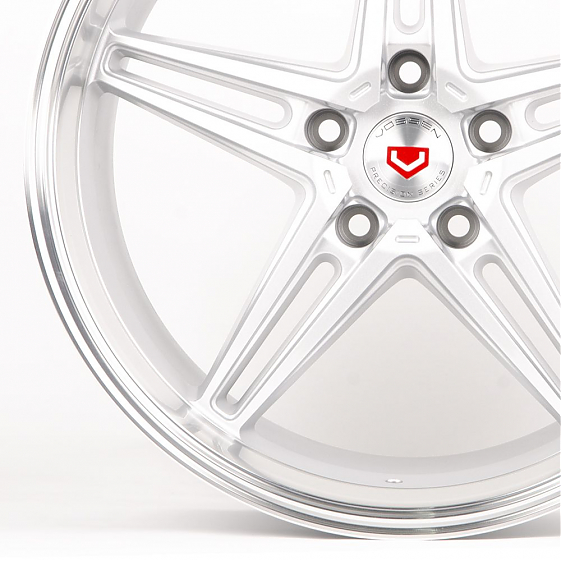 Литые диски 80488 Veemann BX03-SV284 18 J9.5 ET25 5x114.3 73.1 серебро + полированный обод: Фото 2