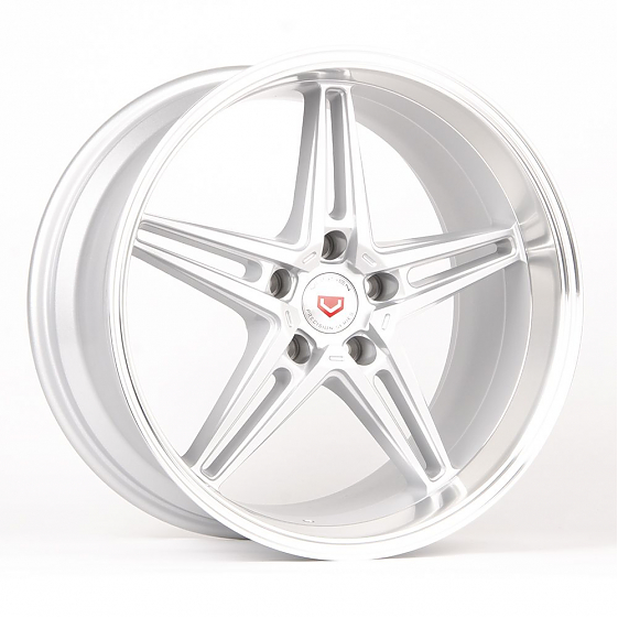 Литые диски 80488 Veemann BX03-SV284 18 J9.5 ET25 5x114.3 73.1 серебро + полированный обод: Фото 4