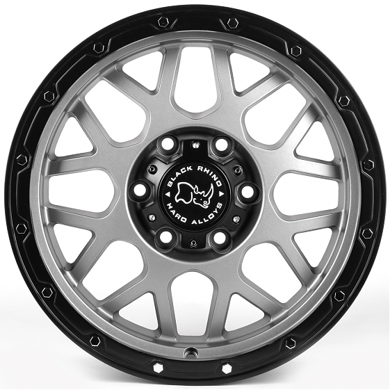 Литые диски 81413 Black Rhino 84243-FG434 17 J8.5 ET15 6x139.7 106.1 графит матовый + чёрный матовый: Фото 1