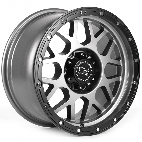 Литые диски 81413 Black Rhino 84243-FG434 17 J8.5 ET15 6x139.7 106.1 графит матовый + чёрный матовый: Фото 4