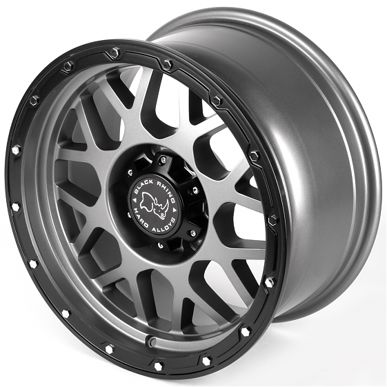 Литые диски 81413 Black Rhino 84243-FG434 17 J8.5 ET15 6x139.7 106.1 графит матовый + чёрный матовый: Фото 6